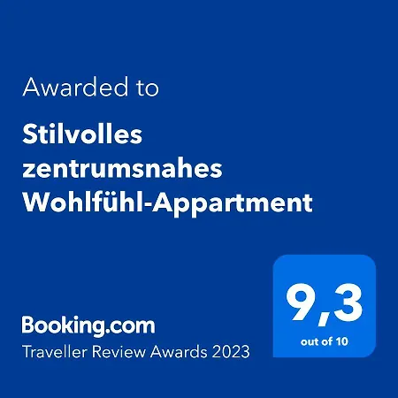 Stilvolles Zentrumsnahes Wohlfuehl-appartment